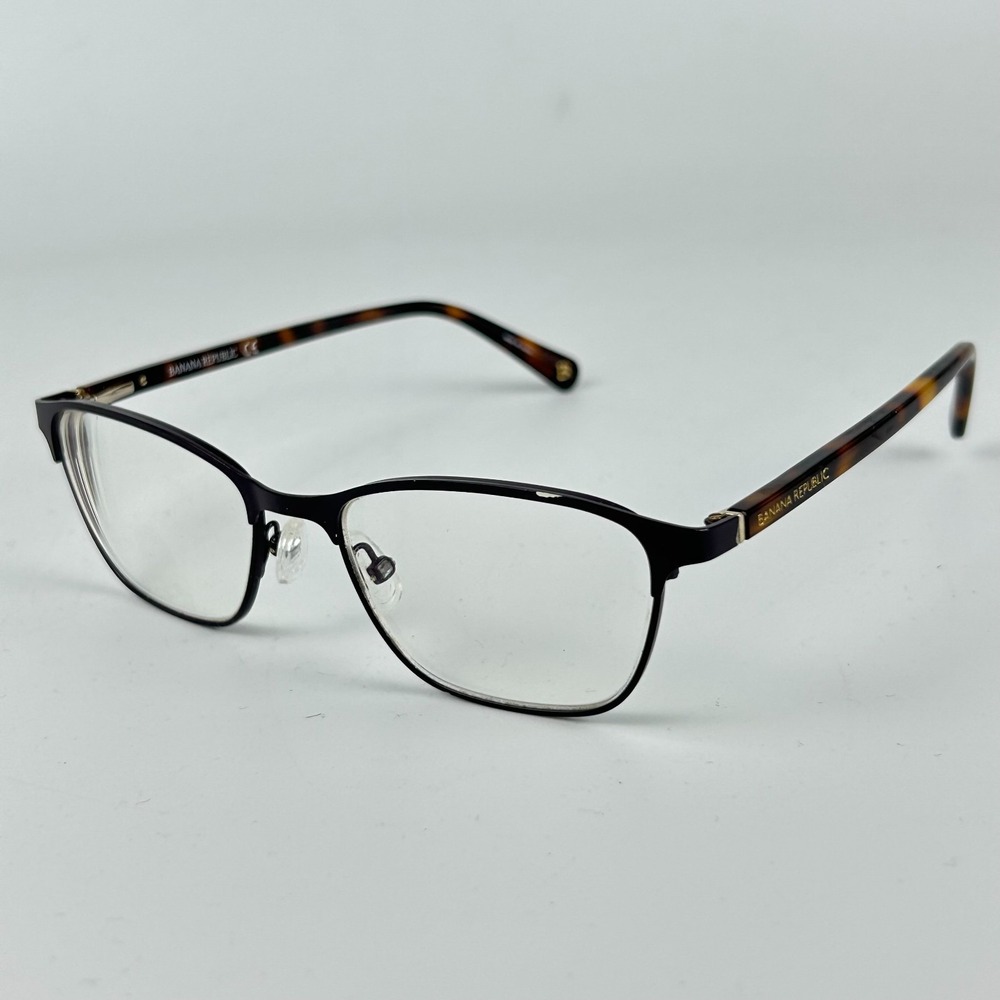 Banana Republic Camila Unisex Adult Eyeglasses Frame Black Half Rim 51-17-135 mm